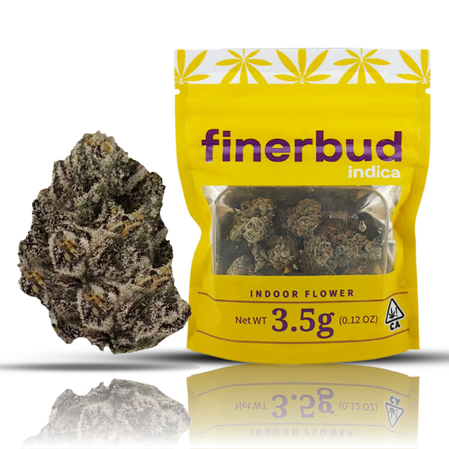 Finerbud indica pack with flower